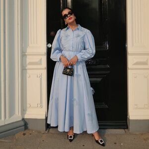 Sister Jane tulle bow shirt dress NWT